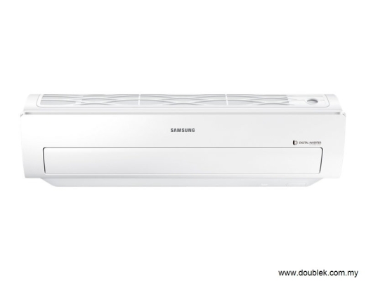 Samsung Air-Cond AR09JRFSTWKNME (1.0HP R410A A3050 Non-Inverter Deluxe Triangle with Faster Cooling)