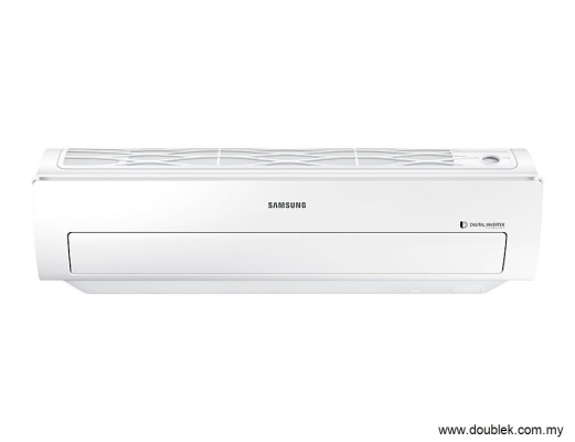 Samsung Air-Cond AR09KVFSBWKNME (1.0HP R410A AR5500 Inverter Deluxe Triangle With Faster Cooling)