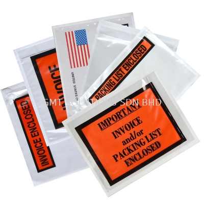 Factory Customizable Size Packing List Enclosed Envelopes