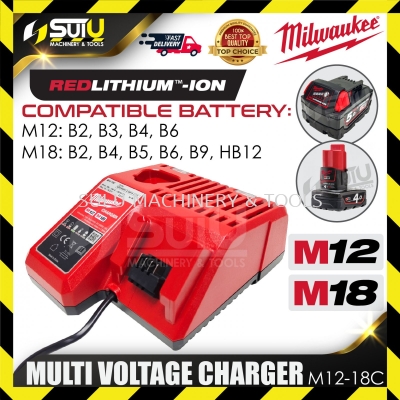 MILWAUKEE M12-18 C / M12-18C M12™-M18™ Multi Voltage Charger