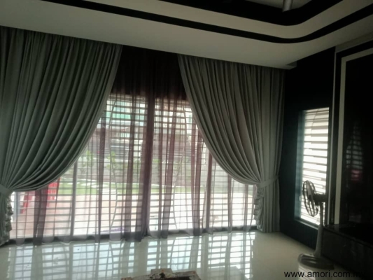 2 Layer Curtain Taman Desa Harum Bangalow