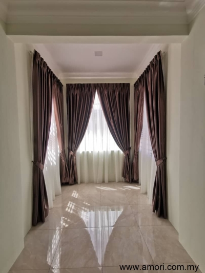 Day Night Floor To Ceiling Curtain @ Meru Selangor