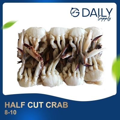 Half Cut Crab 8-10