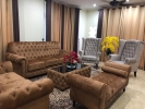 highback sofa + large wing chair + chaise lounge mix and match