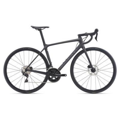 TCR Advanced 2 Disc Pro Compact Matte Carbon/Gloss Rainbow Black 2021