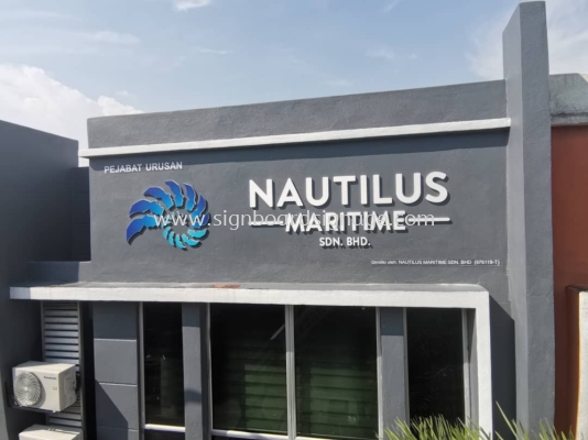 Nautilus Maritime - Klang - 3D PVC From Board Signage 