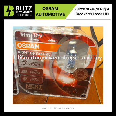 OSRAM 64211NL-HCB Night Breaker® Laser H11