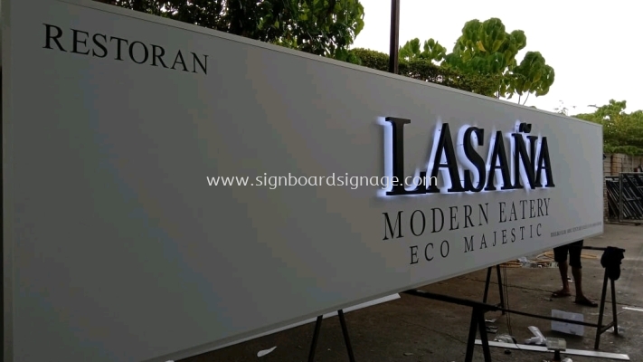 LASANA - Bangsar - 3D LED Backlit Signboard 