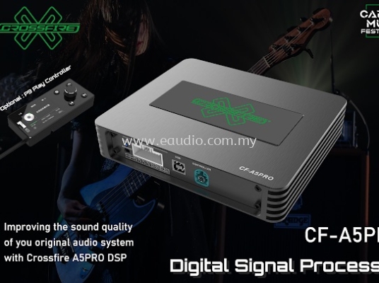 Crossfire CF- A5Pro 4ch Amplifier 6ch RCA Out Plug And Play DSP