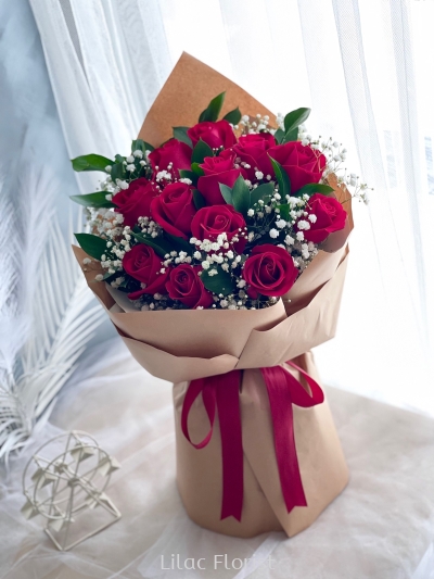 Amour Red Roses Bouquet 