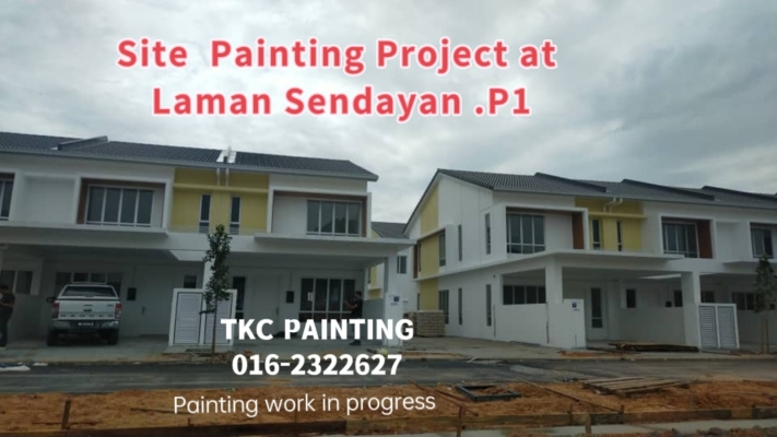 Site Project Painting at Laman Sendayan 1