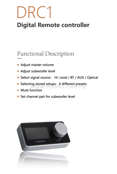 Musway DRC1 Digital Remote Controller 