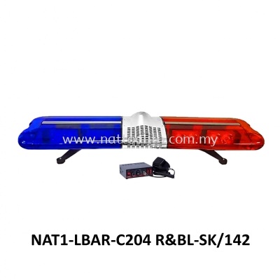 LIGHT BAR RED & BLUE C204 Lightbar Police strobe light beacon light