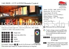 DINGS (RT10) 29005 2.4G RGB+CCT 4 ZONE REMOTE CONTROL for 04058 LED STRIP LED Strip Lights