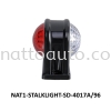 RED WHITE DOUBLE SIDED LED SIDE MARKER LAMP BUS TRUCK LORRY ROOF LAMP SIDE MARKER LAMP CIRCLE SIDE MARKER Side Marker Lamp Lighting