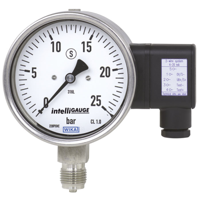 WIKA - Bourdon Tube Pressure Gauge with Electrical Output Signal