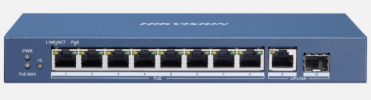 DS-3E0510P-E/M.HIKVISION 8 Port Gigabit Unmanaged POE Switch NETWORK SWITCHES HIKVISION NETWORK SYSTEM