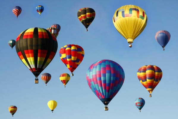 Mural Wallpaper - Hot Air Balloon ART 1