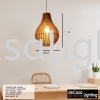 Wooden Pendant Ceiling Light (DYWJ8019-D280) Rope / Wood / Bamboo Pendant Light PENDANT LIGHT