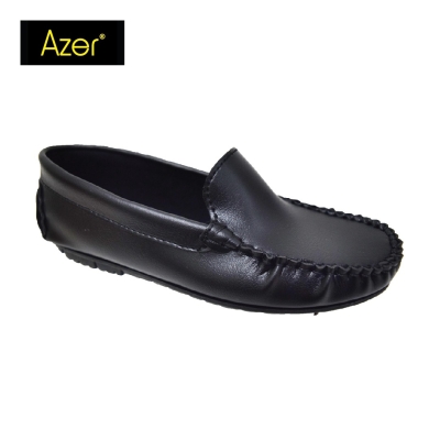 LADIES MOCCASIN LOAFER SHOE (LS 1341-BK) (AA.X)