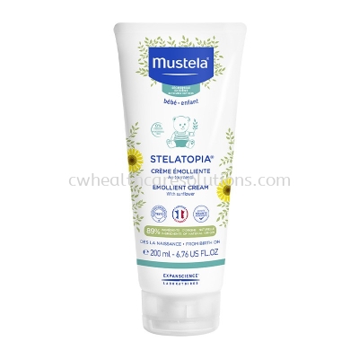 Mustela Stelatopia Emollient Cream with Sunflower 200ml