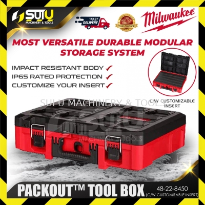 MILWAUKEE 48-22-8450 PACKOUT™ Tool Box c/w Foam Insert