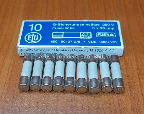 SIBA 7000765.10 FUSE LINKS 250V 10A 5 X 20 MM