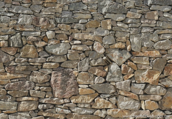 Komar Mural Wallpaper - Stone Wall