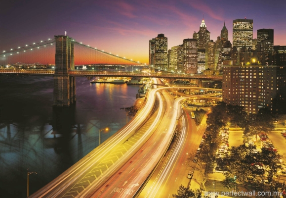 Komar Mural Wallpaper - NYC Night