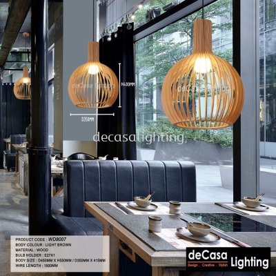 Bamboo Pendant Light Hanging Light(WD8007)