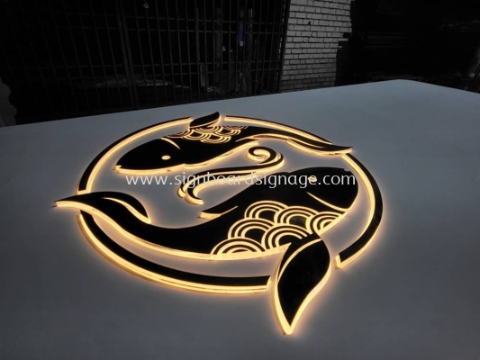Xu Zhuang Fish Steamboat - ľͰ - Puchong - 3D LED Stainless Steel Gold Mirror Backlit Signboards
