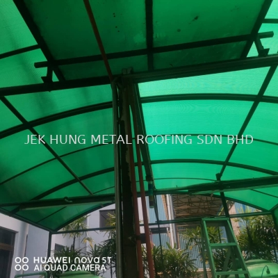 Supply and install Polycarbonate roofing sheet 