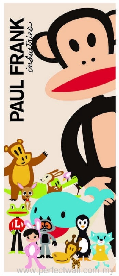 Kertas Dinding Mural Kartun - Paul Frank   