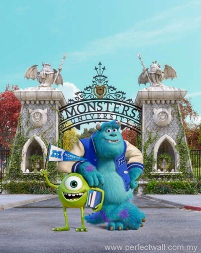 Cartoon Mural Wallpaper - Monsters University