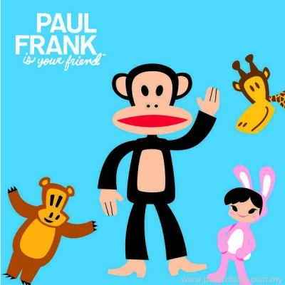 Kertas Dinding Mural Kartun - Paul Frank