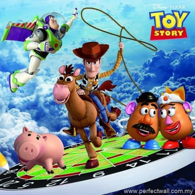 Kertas Dinding Mural Kartun - Kartun Toy Story