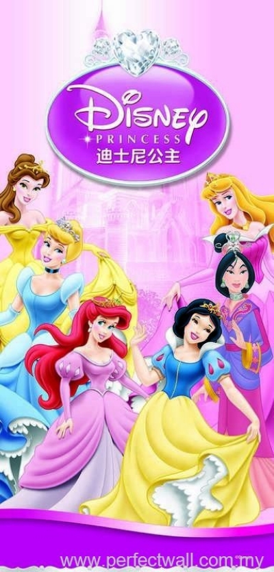 Cartoon Mural Wallpaper - Disney Princess