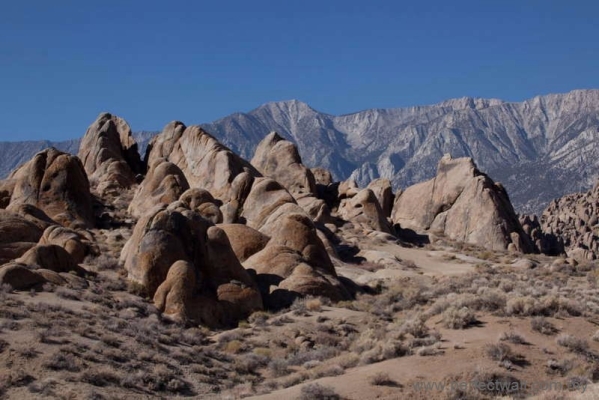 Kertas Dinding Mural Landskap - California Alabama Hills