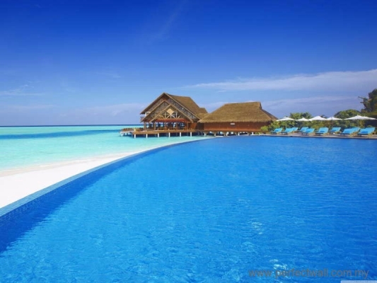 Landscape Mural Wallpaper - Anantara Dhigu Maldives Resort