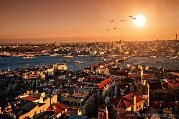 Landscape Mural Wallpaper - Turkey Istanbul 