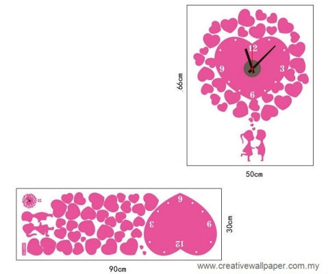 Jam Dinding DIY - 0062