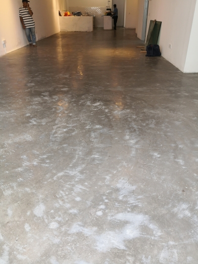 cement graiding and polish