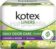 Kotex Liners Daily Odor Care Longer & Wide Daun Sirih 16s 1ctn (24units)