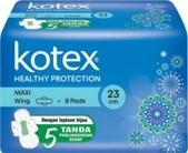 Kotex Healthy Protection Maxi Plus Wing 23cm 8 pads    1 ctn (48units)
