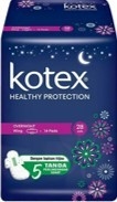 Kotex Healthy Protection Overnight Wing 28cm 14 pads    1ctn (24units)