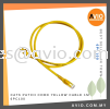 CAT6 Patch Cord Yellow Cable 1m 1 Meter 100cm RJ45 to RJ45 LAN Network Cable Factory Made Reliable Quality 6PC100 CABLE / POWER/ ACCESSORIES