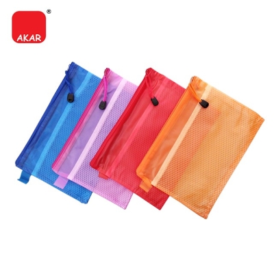 A5 Size PVC Col Zip Bag / Stationery Zip Bag / Pencil Zip Bag (1 pc)