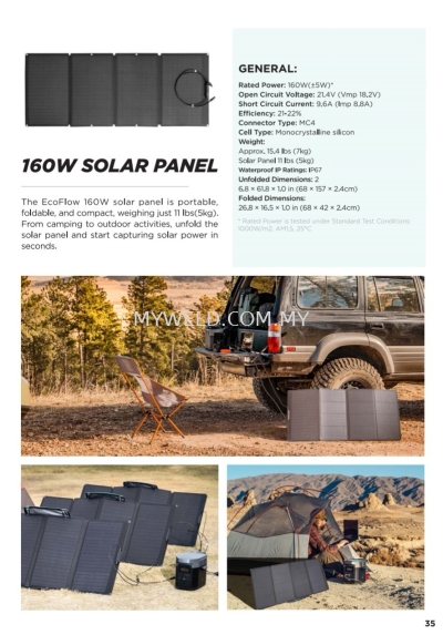 160W SOLAR PANEL