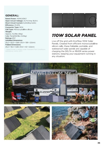 110W SOLAR PANEL