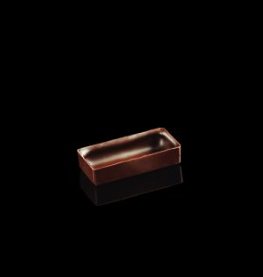 La Rose Noire, Single Origin Chocolate Shells C Slim Mini Rectangle (Frozen) ( INDENT ) 